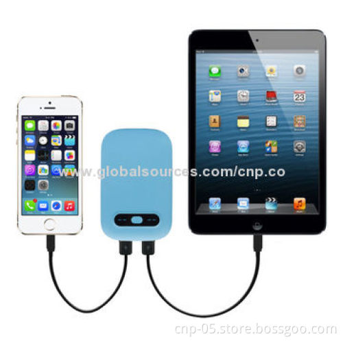 6,600mAh Fashionable Power Banks with Dual-USB and Long Standby Time, Various Colors AvailableNew